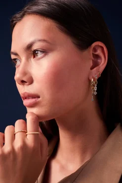 Discount Sif Jakobs Jewellery Circolo Lungo Ørerings Vedhæng, Guld/Multi