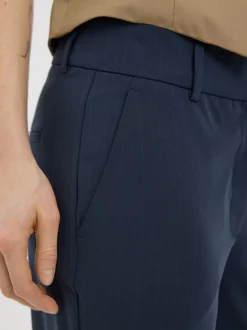 Discount Five Units ClaraFV Bukser, , 31 Navy Tonal Pin
