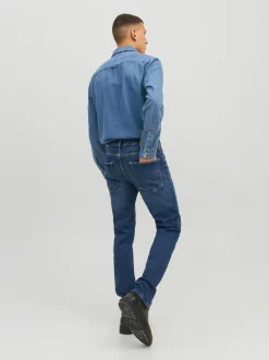Discount Jack&Jones Clark Jeans, , W33/L34 Blue Denim