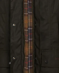 Clearance Barbour Classic Beadnell Wax Jakke, , 38 Olive