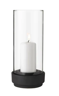 Outlet Stelton Classic Hurricane Lanterne, , 11,5x24,5x11,5 cm Sort