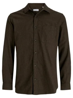 Outlet Jack&Jones Classic Melange Skjorte, , M Delicioso