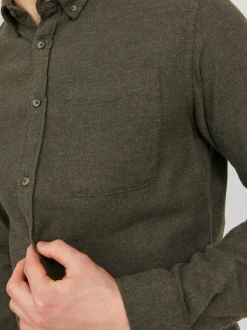 New Jack&Jones Classic Melange Skjorte, , S Rosin