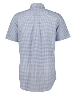 GANT Classic Poplin Check Skjorte, , XL College Blue