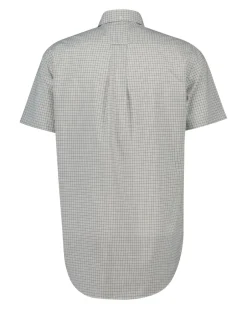 Outlet GANT Classic Poplin Check Skjorte, , XL Juniper Green
