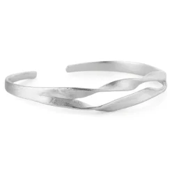 New Pure By Nat Cleo Armring, Silverplated