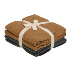 Pippi Cloth Muslin Solid 4-pak Stofbleer,*Børn Hagesmække & Stofbleer
