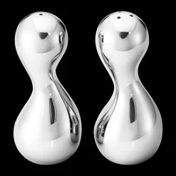Clearance Georg Jensen Cobra Salt & Peber-Sæt, Rustfrit Stål