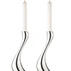 Georg Jensen Cobra Stor 2-pak Lysestagesæt* Lysestager & Lys