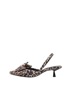 Outlet ONLY Coco-6 Bow Slingback Pumps, , 37 Sand Leo