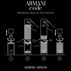 Outlet Armani Code Eau De Toilette Refill, 150 ml
