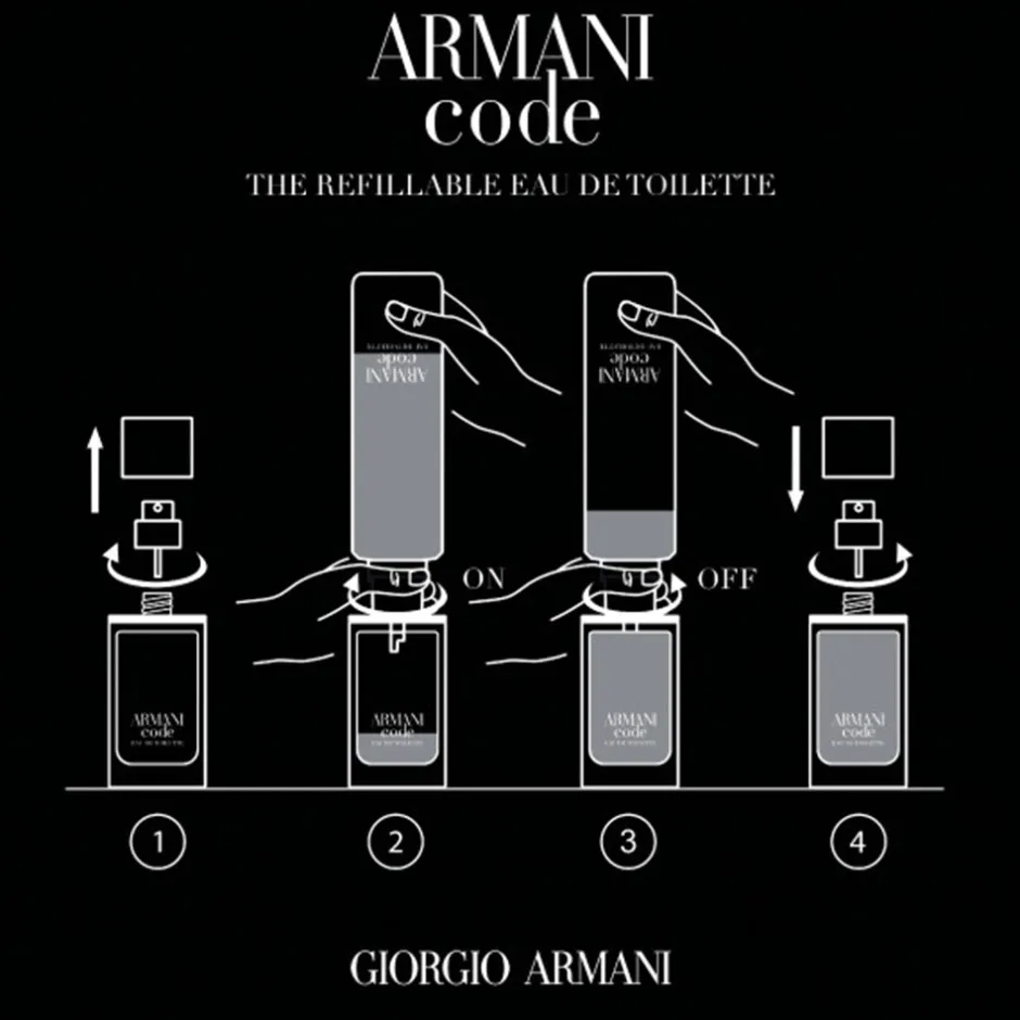 Outlet Armani Code Eau De Toilette Refill, 150 ml