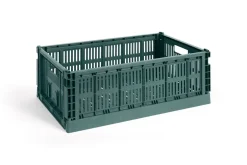 New HAY Colour Crate Large Kasse, Dark Green