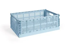 Best HAY Colour Crate Large Kasse, Soft Blue