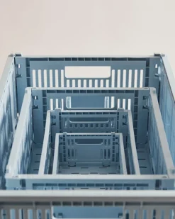 Best HAY Colour Crate Large Kasse, Soft Blue