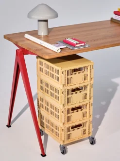 HAY Colour Crate Large 4-pak Hjul* Kurve & Andet Tilbehør