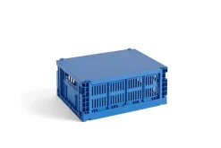 New HAY Colour Crate Låg, Electric Blue