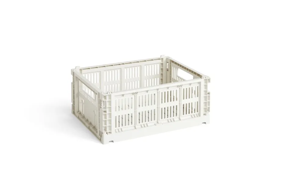 HAY Colour Crate Medium Kasse, Off White