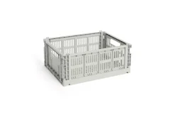 Sale HAY Colour Crate Medium Kasse, Grey