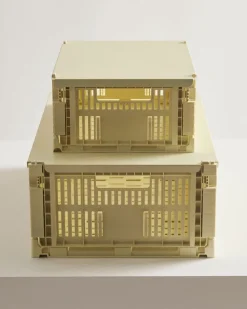 Online HAY Colour Crate Medium Kasse, Light Yellow