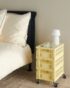 Online HAY Colour Crate Medium Kasse, Light Yellow