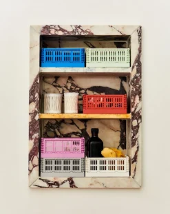 Sale HAY Colour Crate Mini 2-pak Kasse, Mint