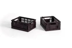 Hot HAY Colour Crate Mini 2-pak Kasse, Bordeaux