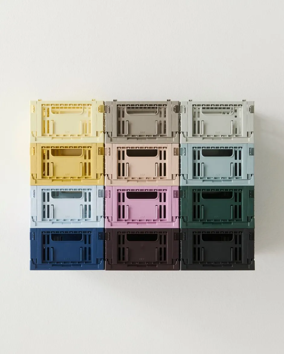 Hot HAY Colour Crate Mini 2-pak Kasse, Bordeaux