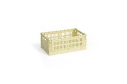 Discount HAY Colour Crate Small Kasse, Light Yellow