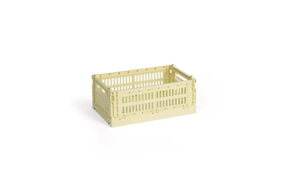 Discount HAY Colour Crate Small Kasse, Light Yellow