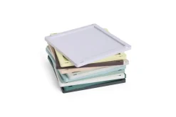 New HAY Colour Crate Square Medium Plastiklåg, Offwhite
