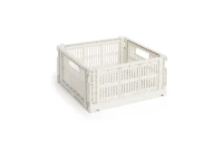 Hot HAY Colour Crate Square Medium Kasse, Offwhite