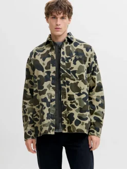 R.D.D. Royal Denim Division Colter Twill Camo Overshirt, , XXL* Overshirts