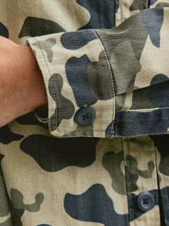 R.D.D. Royal Denim Division Colter Twill Camo Overshirt, , XXL* Overshirts
