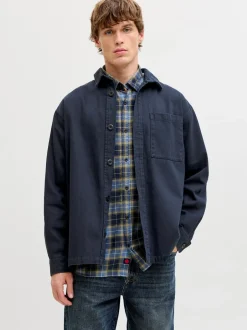 R.D.D. Royal Denim Division Colter Twill Overshirt, , XXL Salute