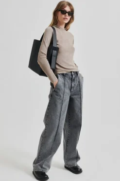 Second Female Columdore Denim Bukser, , S*Dame Jeans