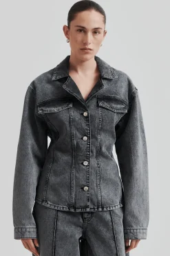 Second Female Columdore Denim Jakke, , S*Dame Jakker & Frakker