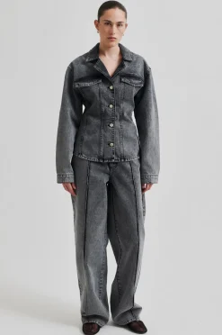 Second Female Columdore Denim Jakke, , S*Dame Jakker & Frakker