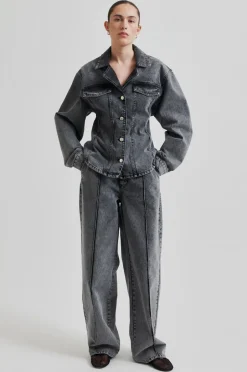 Second Female Columdore Denim Jakke, , S*Dame Jakker & Frakker