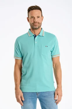 Best Bison Comfort Fit Polo T-shirt, , XXL Pale Green