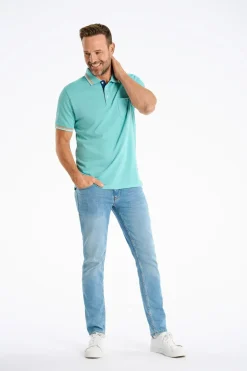 Best Bison Comfort Fit Polo T-shirt, , XXL Pale Green