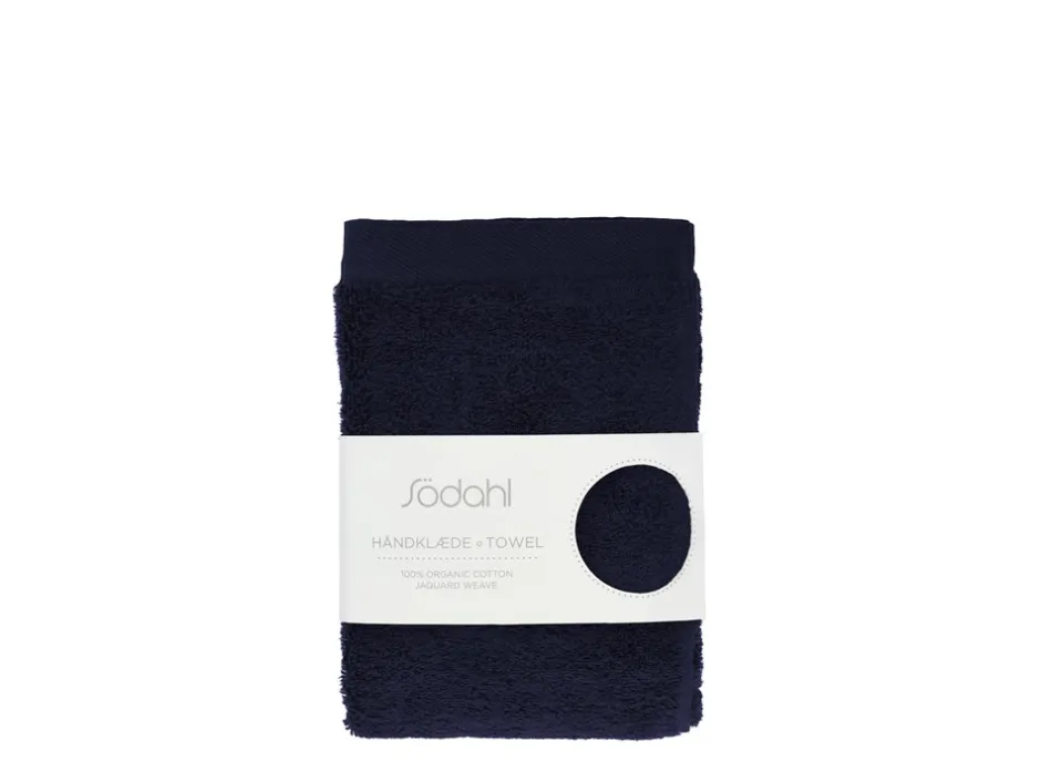 Outlet Södahl Comfort Organic Håndklæde, , 50x100 cm Navy Blue