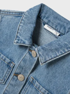 Discount Name It Conny Denim Jakke, , 98 cm Light Blue Denim