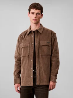 Hot Calvin Klein Jeans Corduroy Pocket Relaxed Overshirt, , L Morel