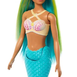 Outlet Barbie Core Mermaid Blå/Grøn Dukke
