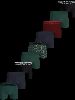 New Björn Borg Cotton Stretch 9-pak Boxershorts, , M Multi