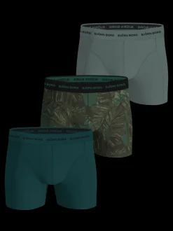Outlet Björn Borg Cotton Stretch 3-pak Boxershorts, , M Green