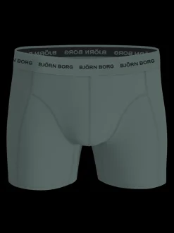 Outlet Björn Borg Cotton Stretch 3-pak Boxershorts, , M Green