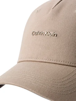 New Calvin Klein Cotton Twill Kasket, Desert Taupe