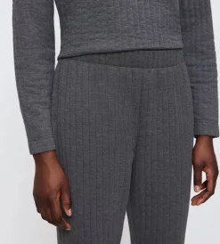 Online Triumph Cozy Comfort Quilted Bukser, , 40 Dark Grey Melange